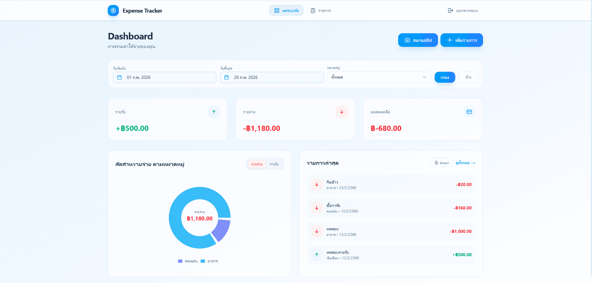 Money-Tracker screenshot
